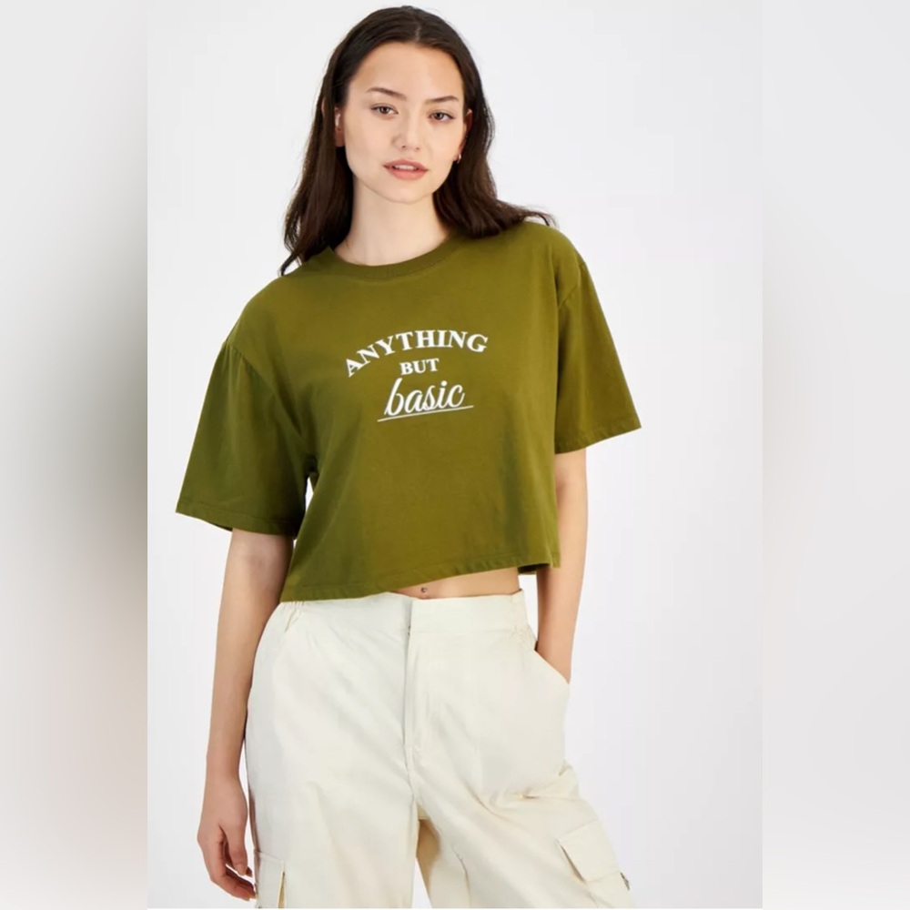 💃 Self Esteem Anything But Basic Crop Top, Size XL - NWT